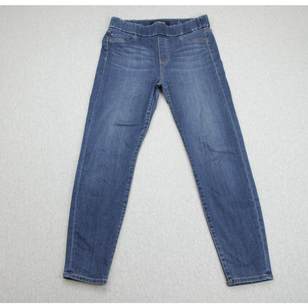 Liverpool Jeans Womens Size 8/29 Blue Pull On Ankle Legging Stretch Cotton Blend